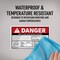 Avery Arc Flash/Shock Danger Labels, Waterproof, UV Resistant, Preprinted, Handwrite-Only, 4.75" x 7.75", 100 Warning Decal Labels